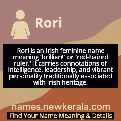 Rori Name Meaning and Origin