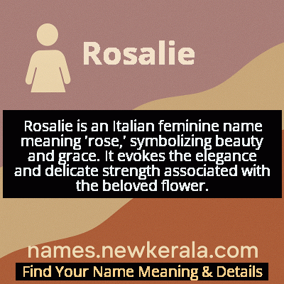 Rosalie Name Meaning and Origin