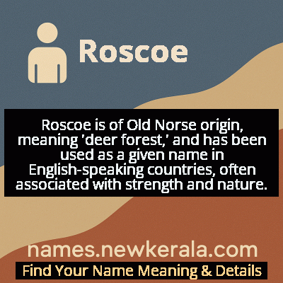 Roscoe Name Meaning and Origin