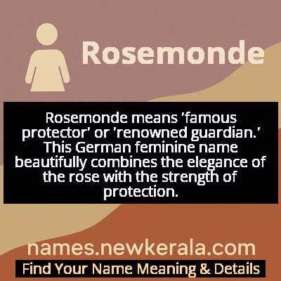 Rosemonde Name Meaning and Origin