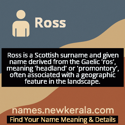 Ross Name Meaning and Origin
