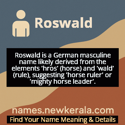 Roswald Name Meaning and Origin