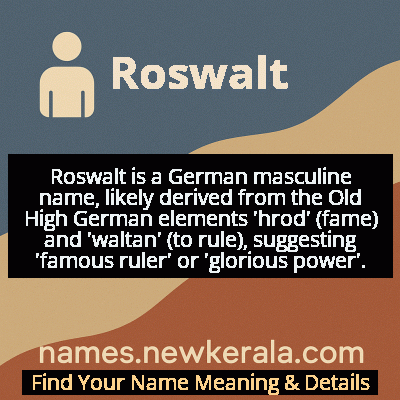Roswalt Name Meaning and Origin