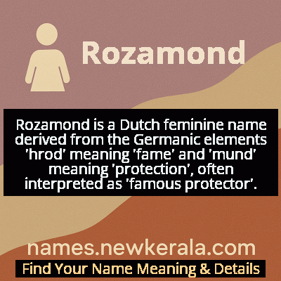 Rozamond Name Meaning and Origin