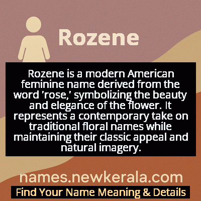 Rozene Name Meaning and Origin
