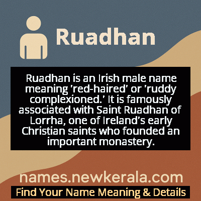 Ruadhan Name Meaning and Origin