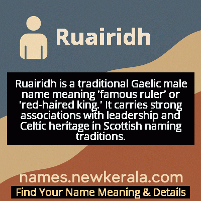 Ruairidh Name Meaning and Origin