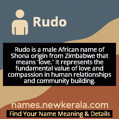 Rudo Name Meaning and Origin
