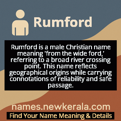 Rumford Name Meaning and Origin