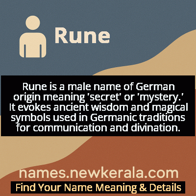 Rune Name Meaning and Origin