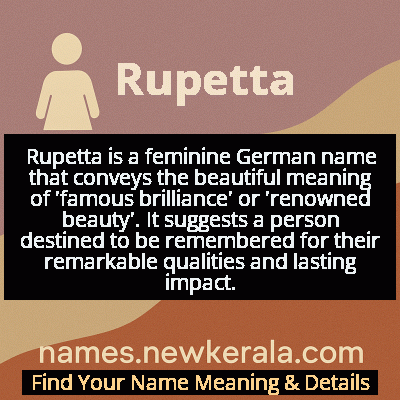 Rupetta Name Meaning and Origin