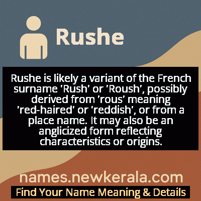 Rushe Name Meaning and Origin