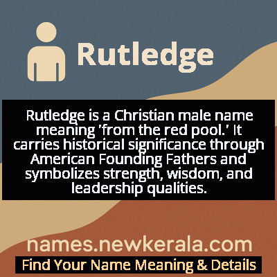 Rutledge Name Meaning and Origin