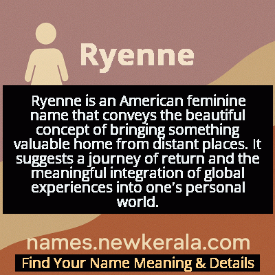 Ryenne Name Meaning and Origin