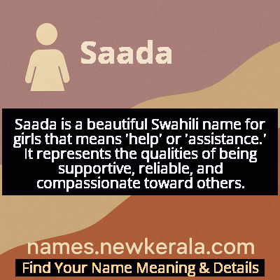 Saada Name Meaning and Origin