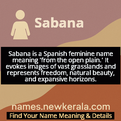 Sabana Name Meaning and Origin