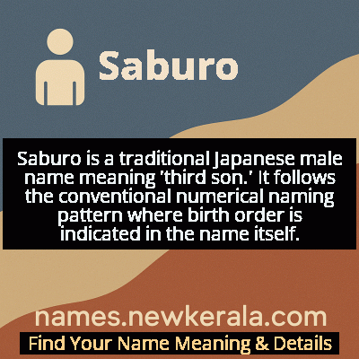 Saburo Name Meaning and Origin