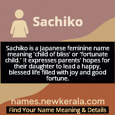 Sachiko Name Meaning and Origin