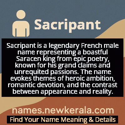 Sacripant Name Meaning and Origin