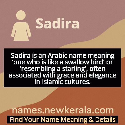 Sadira Name Meaning and Origin