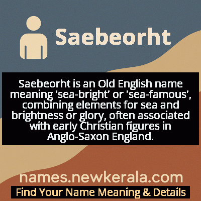 Saebeorht Name Meaning and Origin