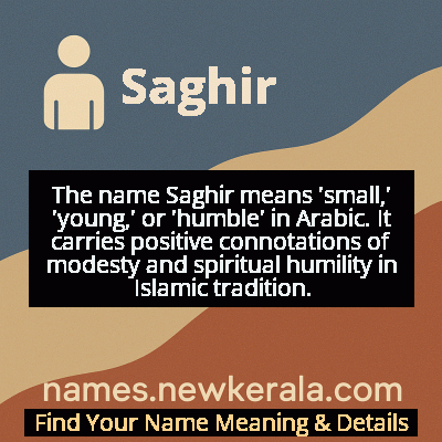 Saghir Name Meaning and Origin