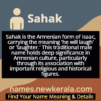 Sahak Name Meaning and Origin