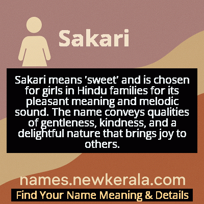 Sakari Name Meaning and Origin