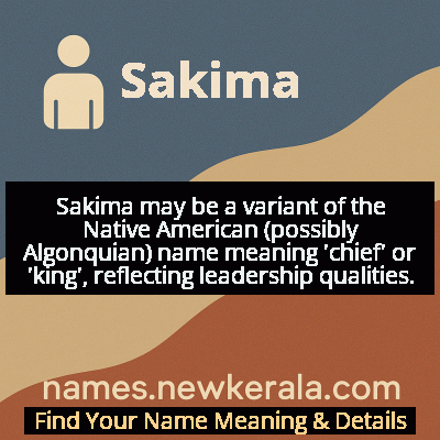 Sakima Name Meaning and Origin