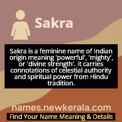 Sakra Name Meaning and Origin