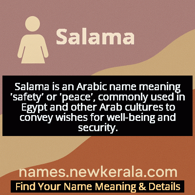 Salama Name Meaning and Origin