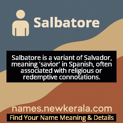Salbatore Name Meaning and Origin