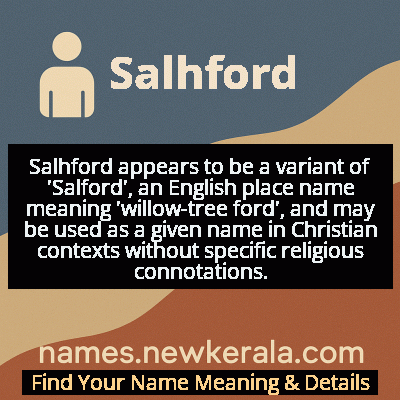 Salhford Name Meaning and Origin