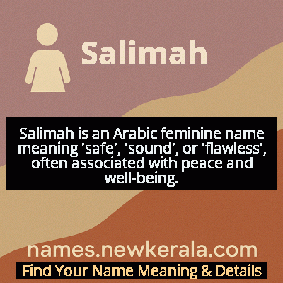 Salimah Name Meaning and Origin