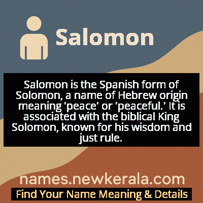 Salomon Name Meaning and Origin