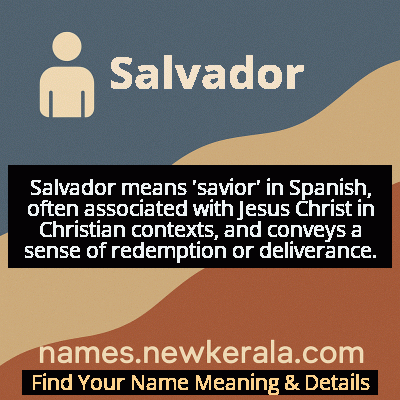Salvador Name Meaning and Origin