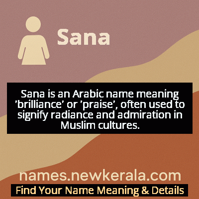Sana Name Meaning and Origin