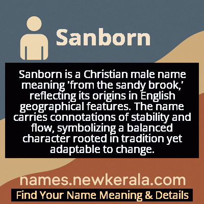 Sanborn Name Meaning and Origin