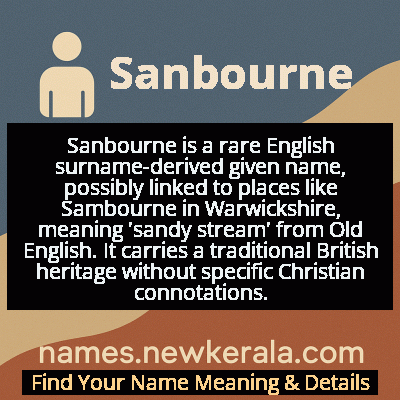 Sanbourne Name Meaning and Origin