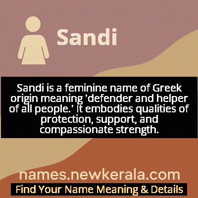 Sandi Name Meaning and Origin