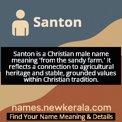 Santon Name Meaning and Origin