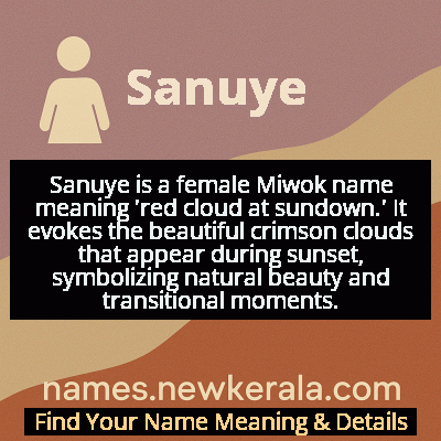 Sanuye Name Meaning and Origin