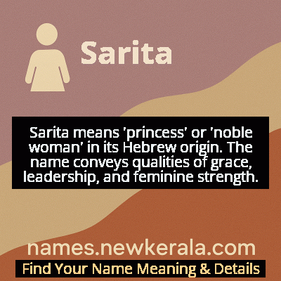 Sarita Name Meaning and Origin