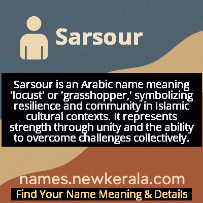 Sarsour Name Meaning and Origin