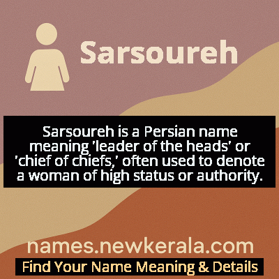Sarsoureh Name Meaning and Origin