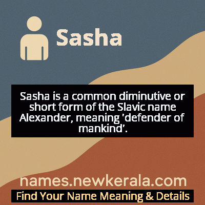 Sasha Name Meaning and Origin