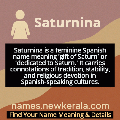 Saturnina Name Meaning and Origin