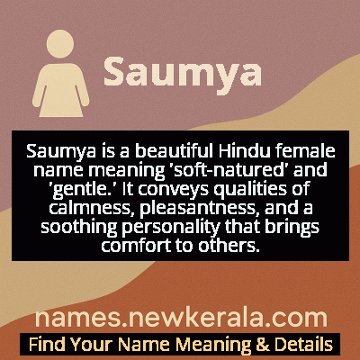 Saumya Name Meaning and Origin