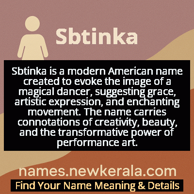 Sbtinka Name Meaning and Origin