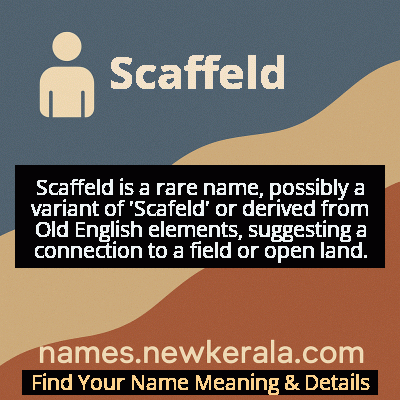 Scaffeld Name Meaning and Origin